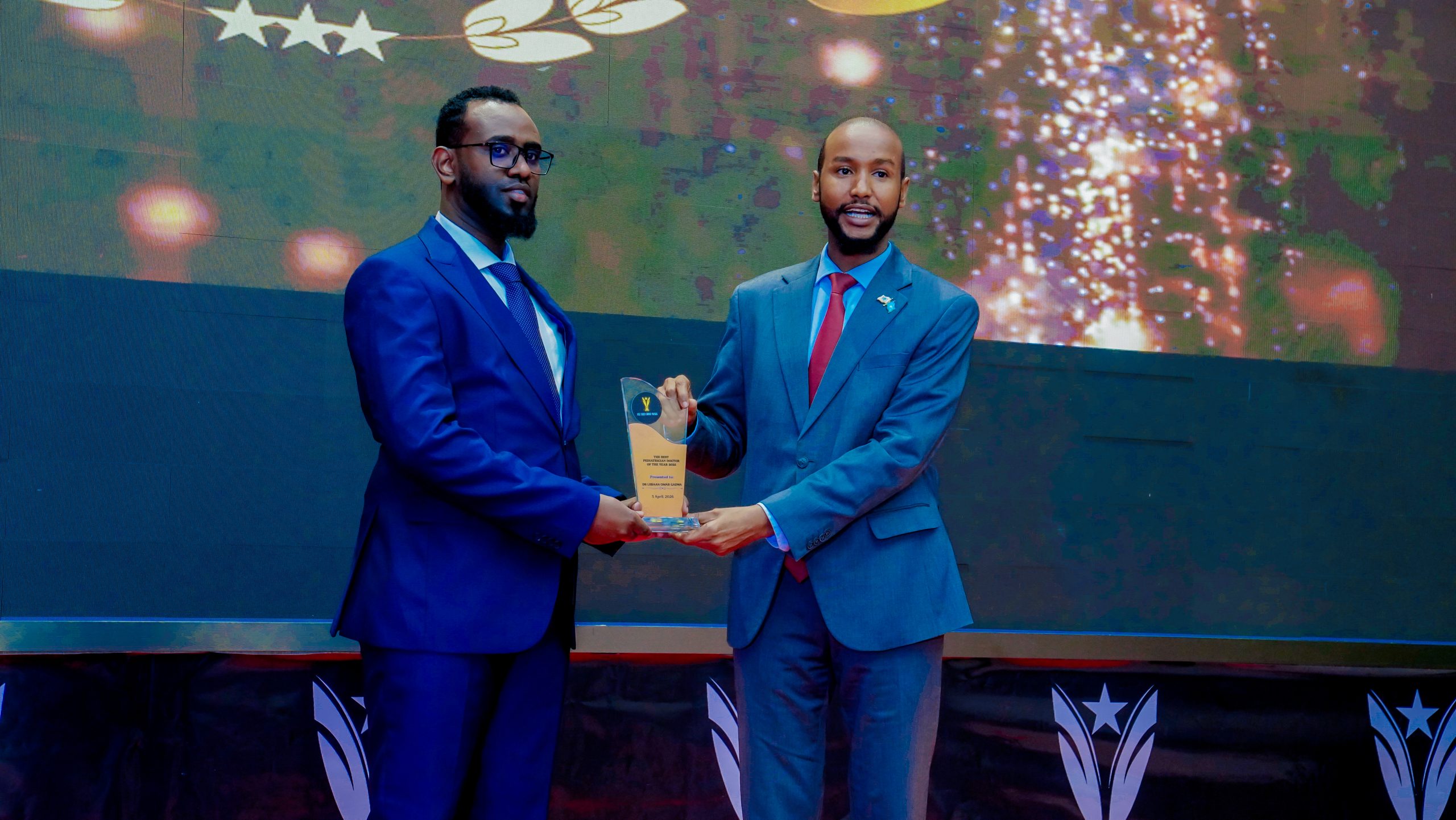 Dr Liibaan Omar Gadwa Named Best Pediatrician Doctor of the Year 2025 at East Africa Somali Awards