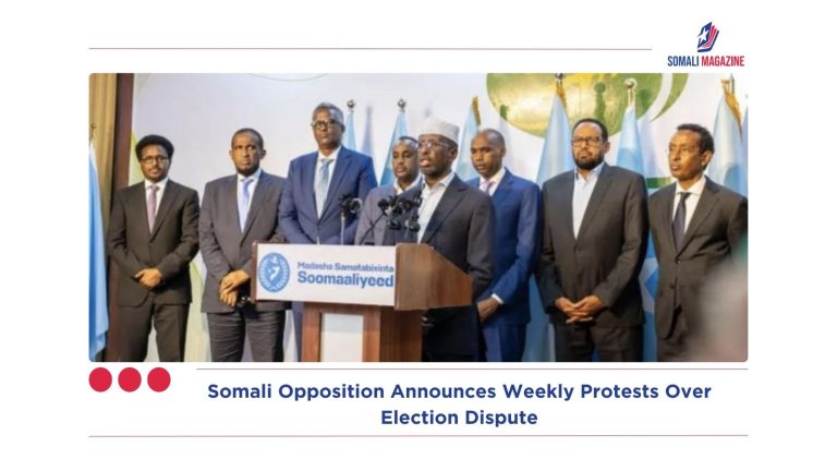 Somali Opposition Announces Weekly Protests Over Election Dispute