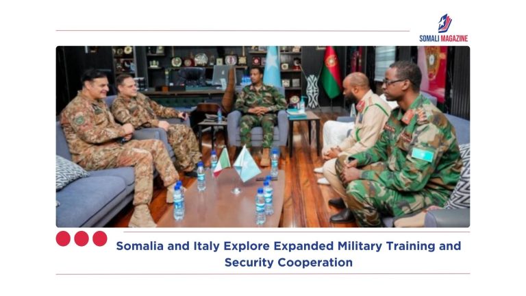 Somalia and Italy Explore Expanded Military Training and Security Cooperation
