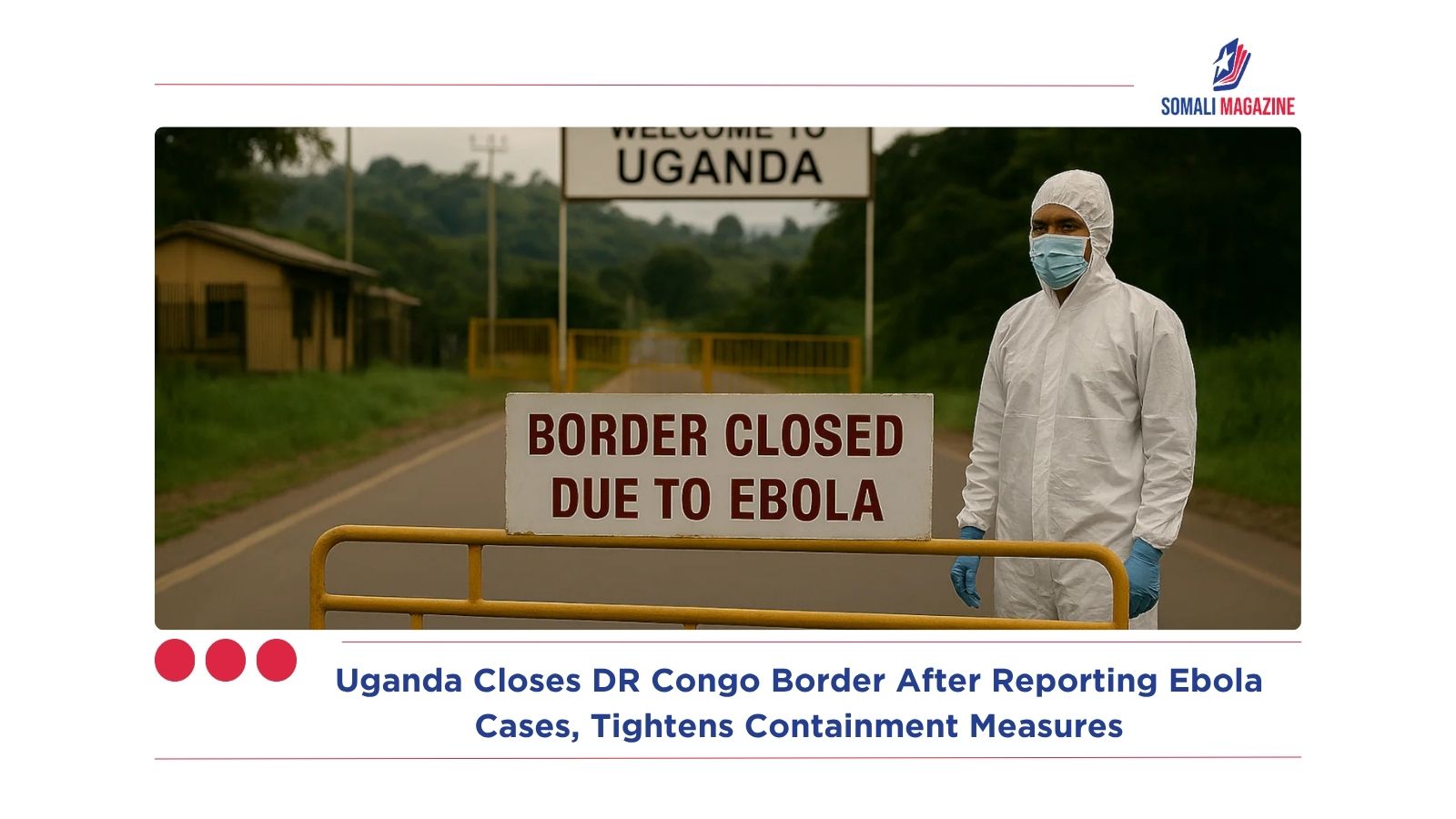 Uganda Closes DR Congo Border After Reporting Ebola Cases, Tightens Containment Measures