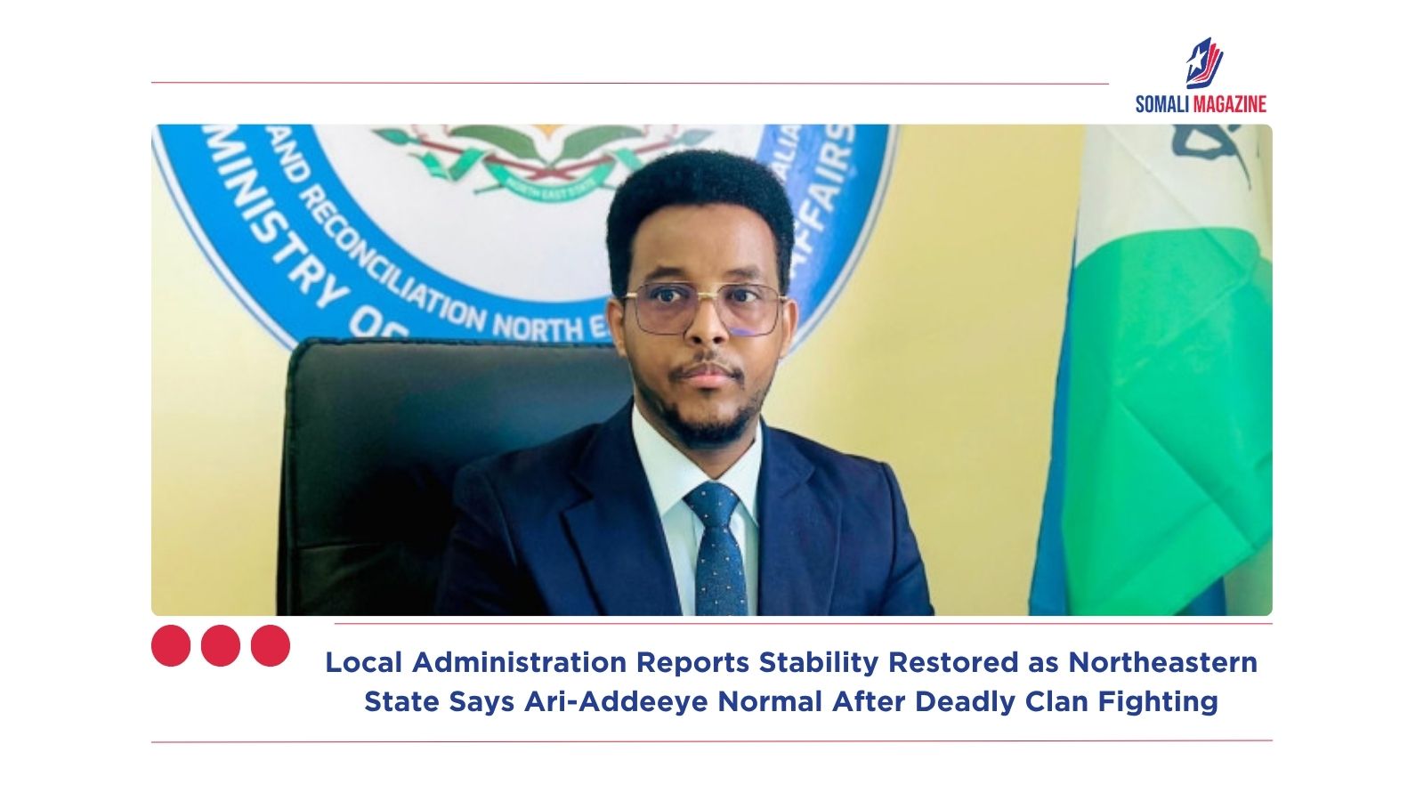 Local Administration Reports Stability Restored as Northeastern State Says Ari-Addeeye Normal After Deadly Clan Fighting