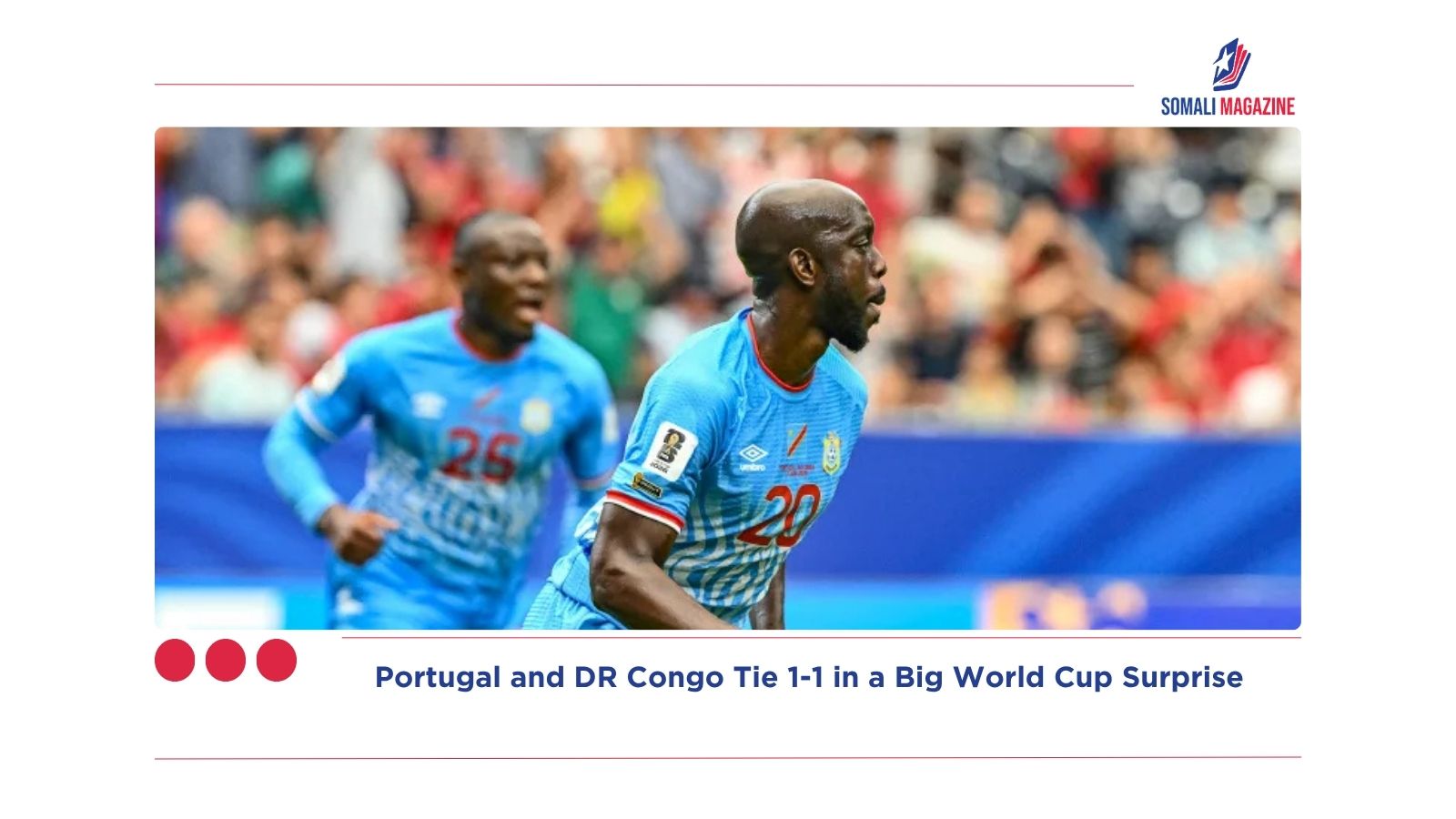 Portugal and DR Congo Tie 1-1 in a Big World Cup Surprise