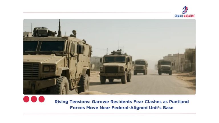 Rising Tensions: Garowe Residents Fear Clashes as Puntland Forces Move Near Federal-Aligned Unit’s Base