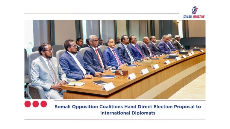 Somali Opposition Coalitions Hand Direct Election Proposal to International Diplomats