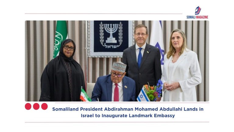 Somaliland President Abdirahman Mohamed Abdullahi Lands in Israel to Inaugurate Landmark Embassy After Decades of Global Isolation