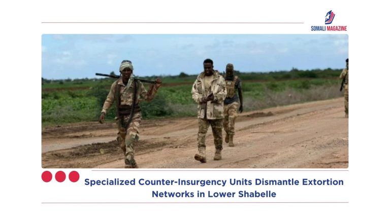 Tactical Strikes in the South: Specialized Counter-Insurgency Units Dismantle Extortion Networks in Lower Shabelle
