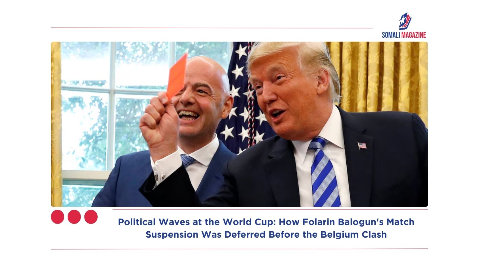 Political Waves at the World Cup: How Folarin Balogun’s Match Suspension Was Deferred Before the Belgium Clash