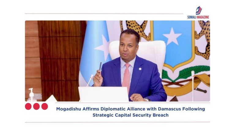 Mogadishu Affirms Diplomatic Alliance with Damascus Following Strategic Capital Security Breach
