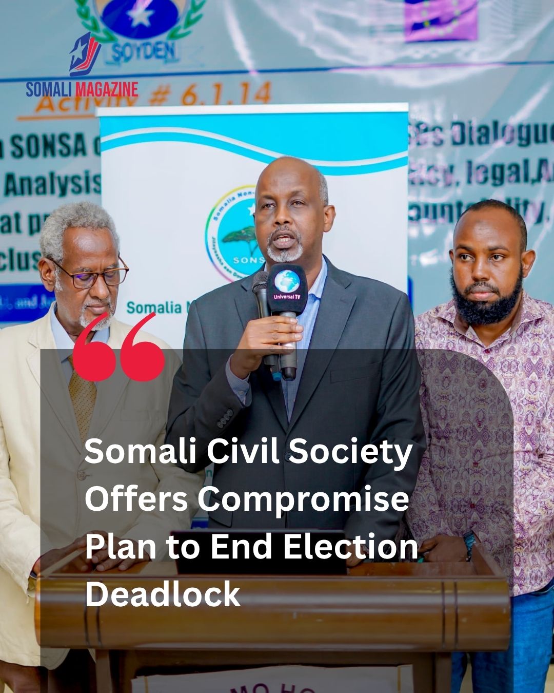 Consensus Bridge: Somali Civil Society Proposes Interim Electoral Model to Break Political Deadlock