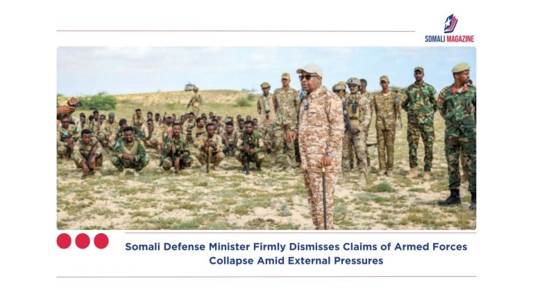 Somali Defense Minister Firmly Dismisses Claims of Armed Forces Collapse Amid External Pressures