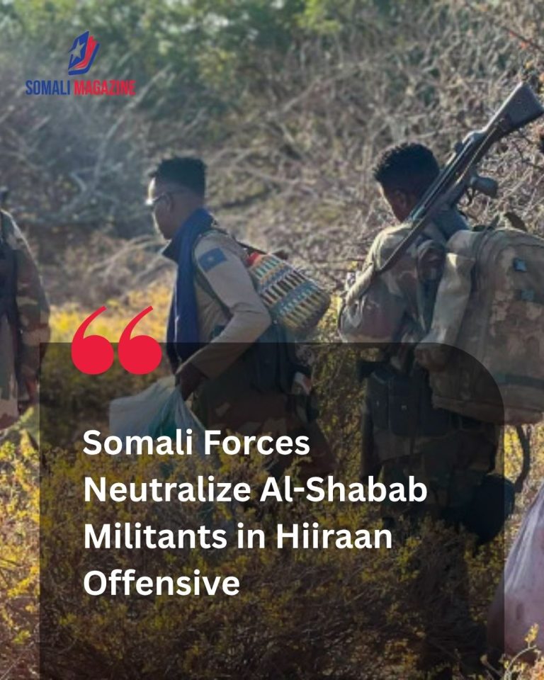 Central Somalia Offensive: Somali Forces Neutralize Al-Shabab Militants in Hiiraan Strike