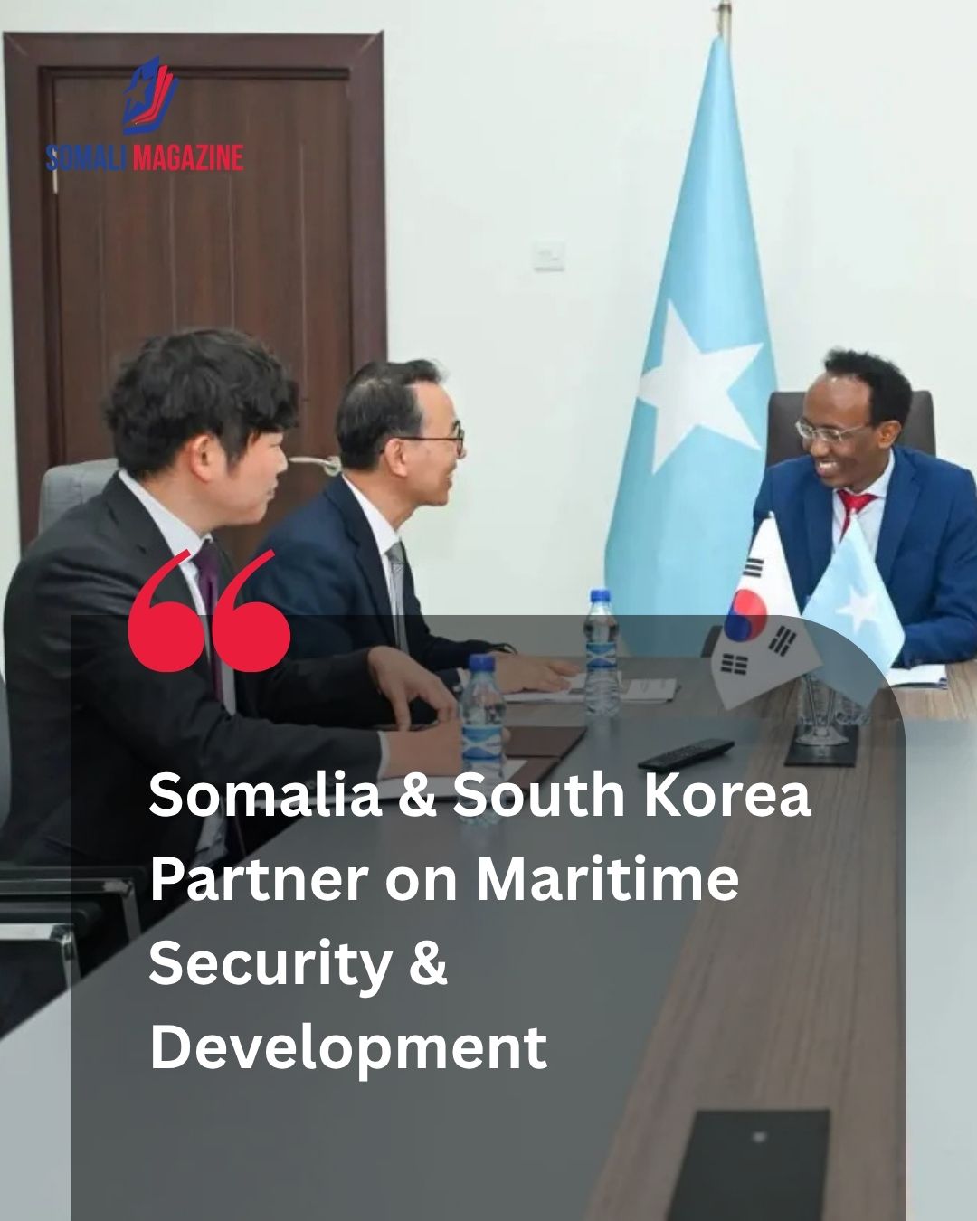 Strategic Alliance: Somalia and South Korea Hold Talks to Deepen Maritime Security and Development Cooperation