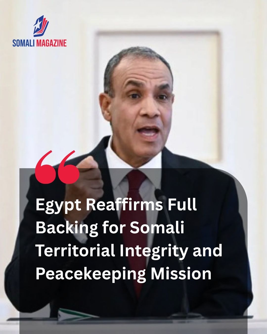 Regional Alliance: Egypt Rejects Threats to Somali Sovereignty and Urges Sustained Funding for AU Mission