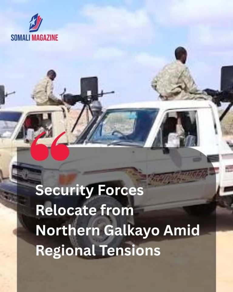 Strategic Shift in Somalia as Federal-Backed Troops Withdraw from Galkayo Following Regional Operations