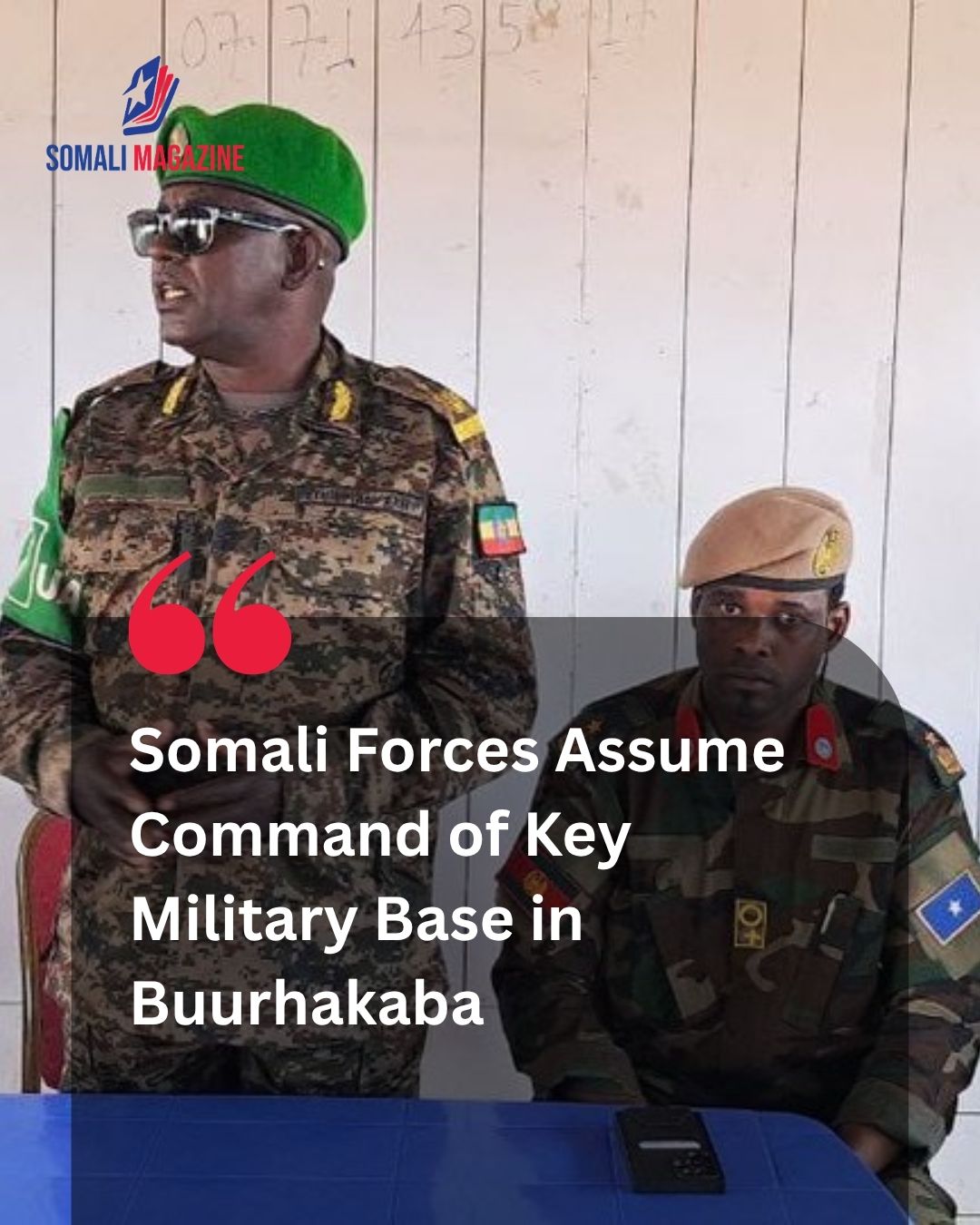 Strategic Base Handover: Ethiopian AUSSOM Troops Withdraw From Buurhakaba District as Somali Army Takes Control