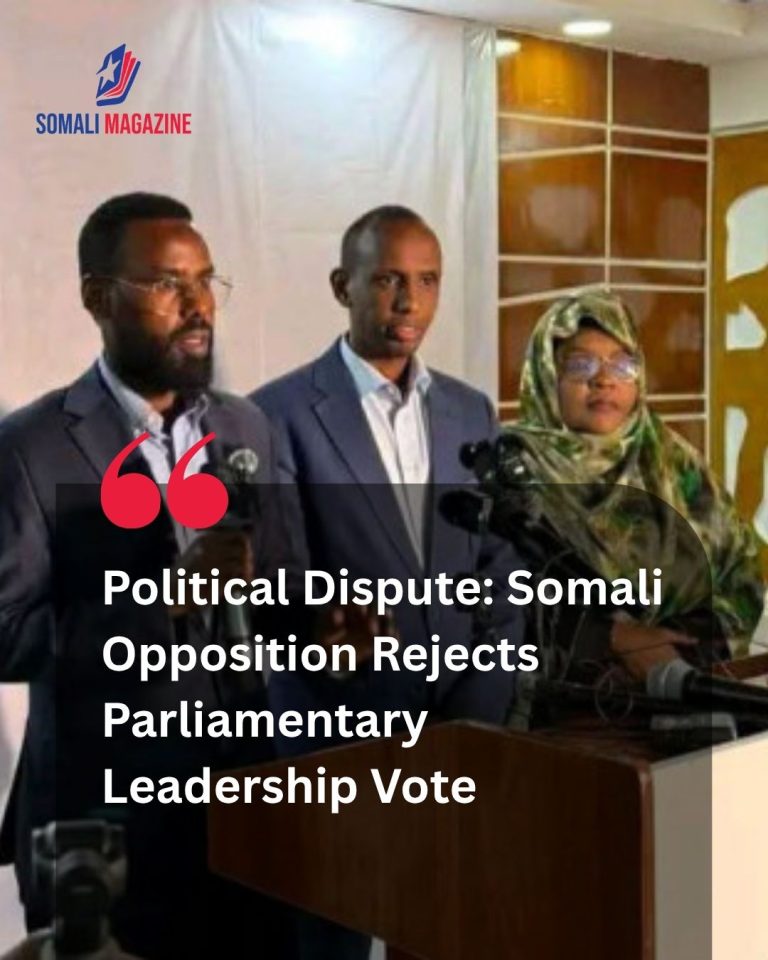 Electoral Disputes in Somalia: Opposition Coalition Rejects Parliamentary Leadership Vote Citing Executive Overreach