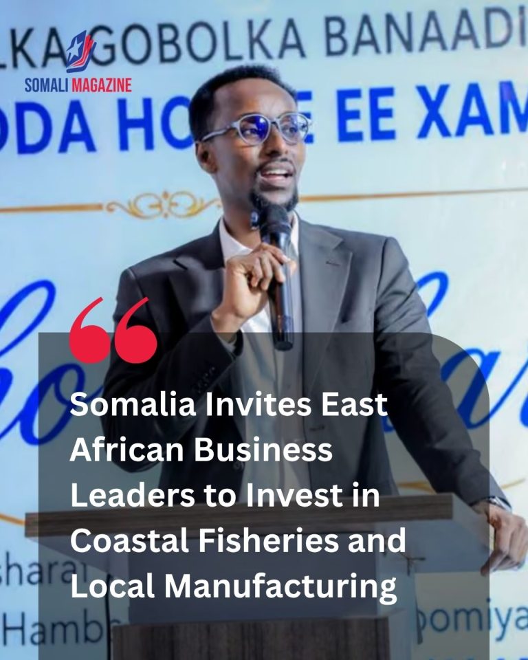 Economic Integration Drive: Somalia Courts EAC Investors for Fisheries and Manufacturing Growth