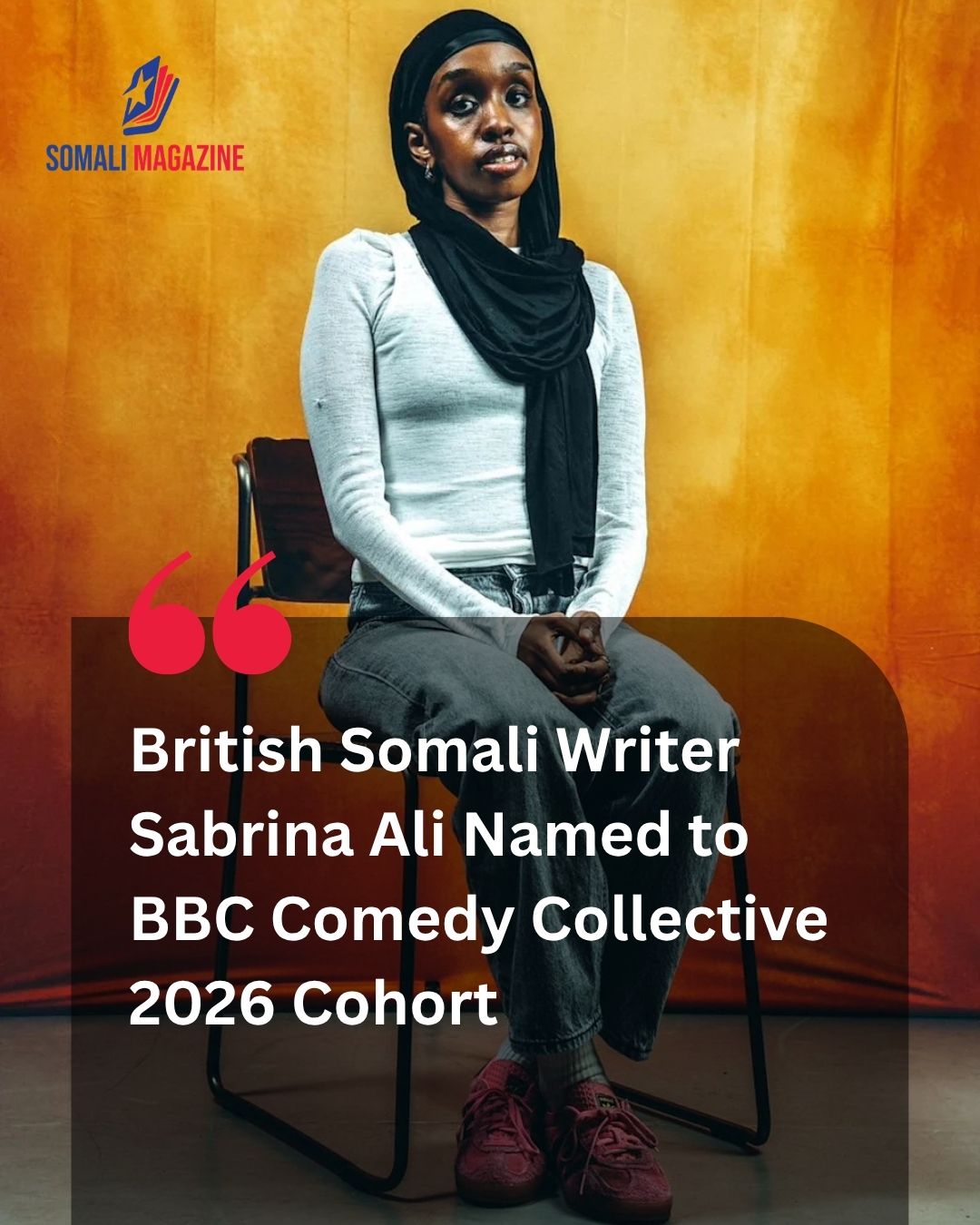 Creative Milestone: British Somali Writer Sabrina Ali Named to BBC Comedy Collective 2026 Cohort