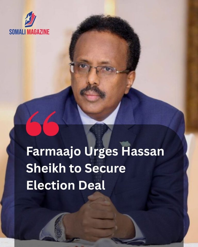 Former President Farmaajo Urges Hassan Sheikh to Secure Election Deal and Fast-Track National Vote