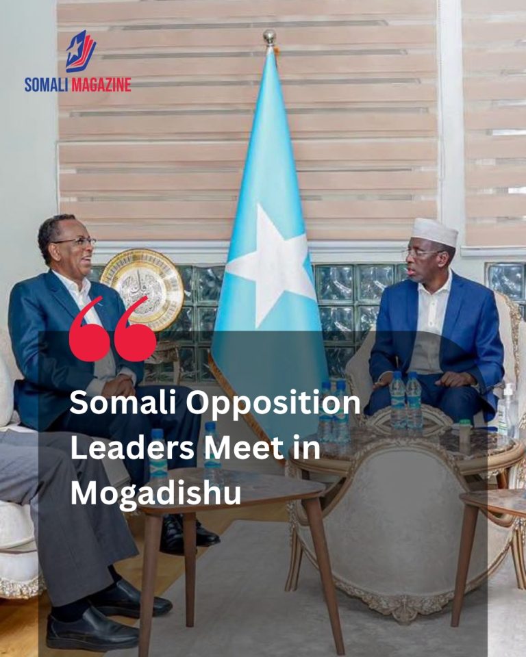 Somali Opposition Leaders Meet in Mogadishu to Discuss National Political Transition and Security