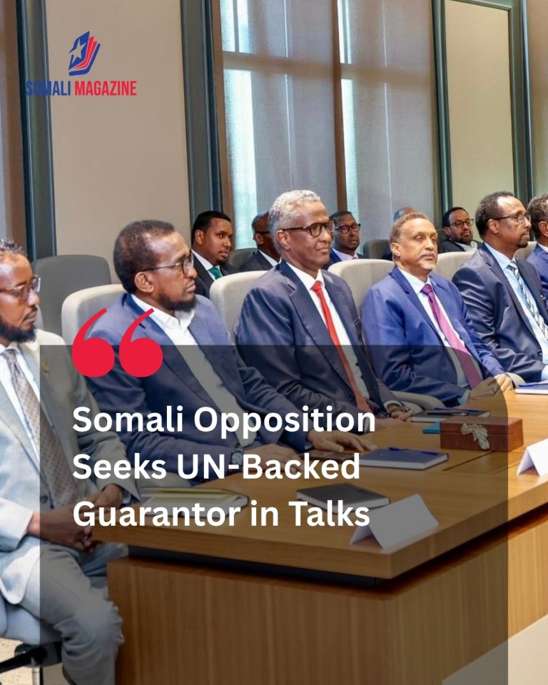 Somali Opposition Seeks UN-Backed Guarantor and Equal Footing in National Electoral Talks