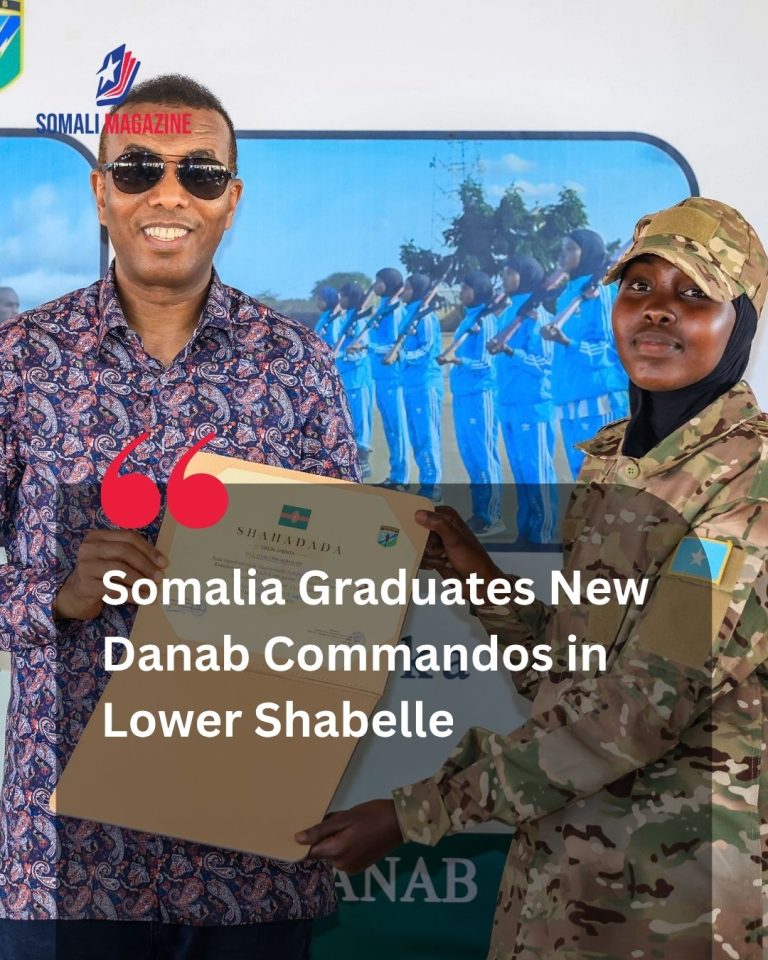 Elite Danab Brigade Graduates New Commandos in Lower Shabelle to Intensify Counter-Terrorism Operations