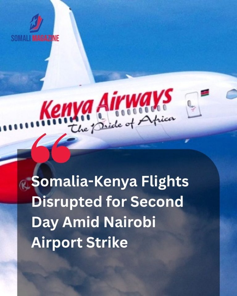 Aerial Disruption: Somalia-Kenya Flights Disrupted for Second Day Amid Nairobi Airport Strike