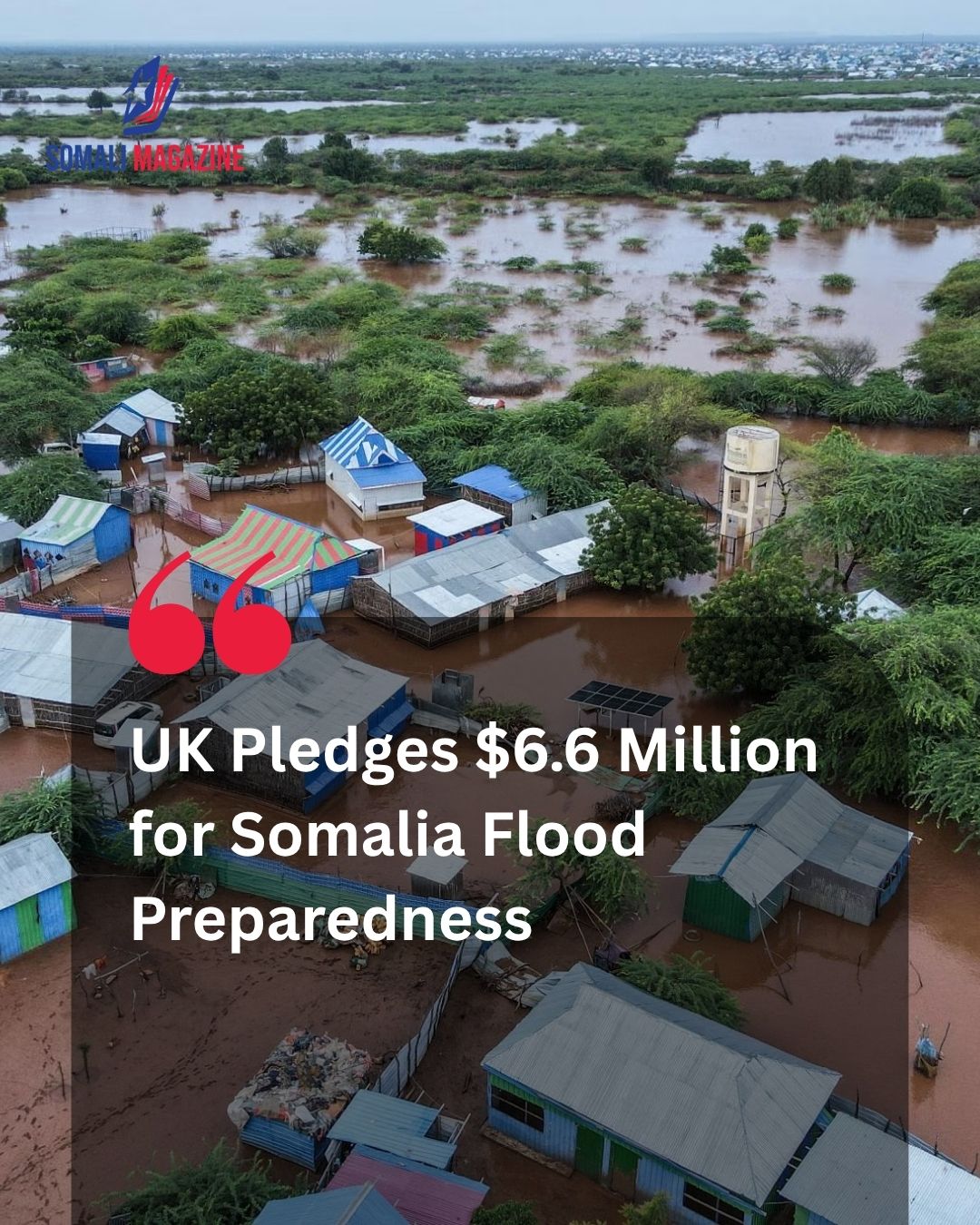 UK Pledges $6.6 Million to Help Somalia Prepare for Upcoming Deyr Seasonal Floods