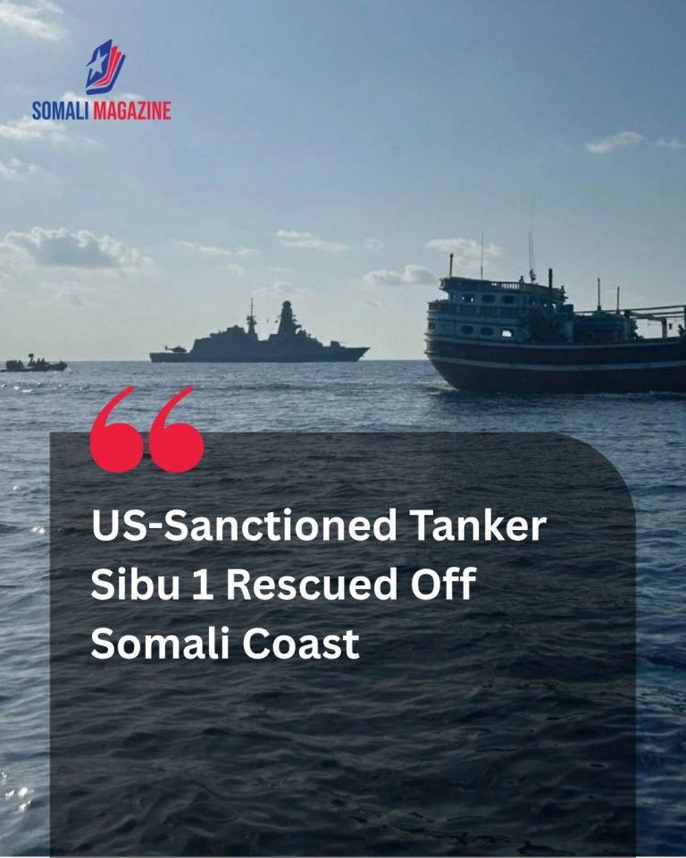 US-Sanctioned Oil Tanker Sibu 1 Rescued by Puntland Maritime Police Off the Somali Coast
