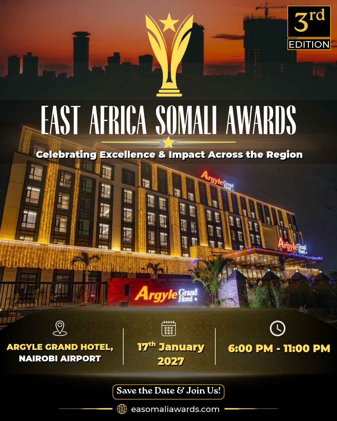 Elevating Regional Excellence: East Africa Somali Awards (EASA 2027) Prepares for Landmark 3rd Edition in Nairobi