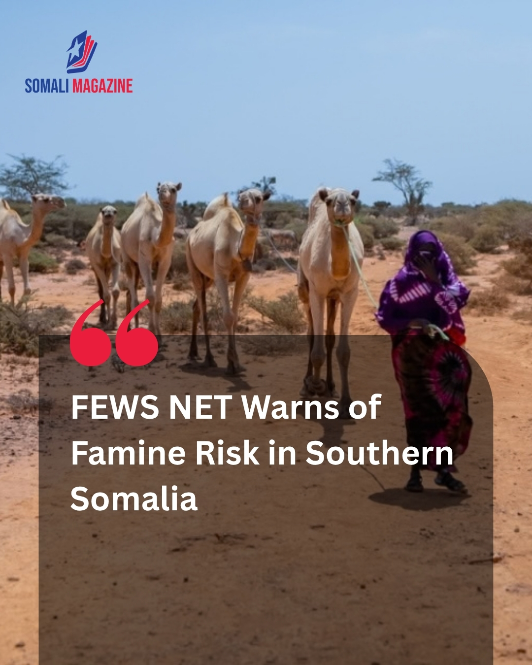 Southern Somalia Faces Credible Risk of Famine Through January as FEWS NET Issues Dire Food Security Warning