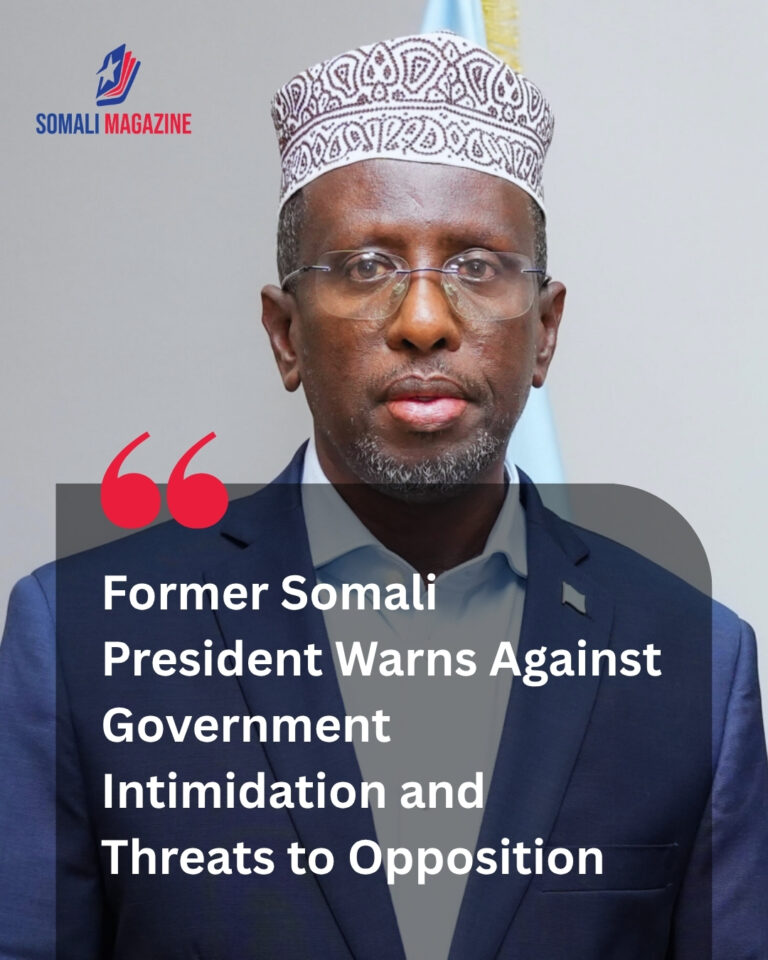 Political Tension Escalates in Mogadishu as Former President Alleges Government Pressure and Threats to Eliminate Opposition Figures