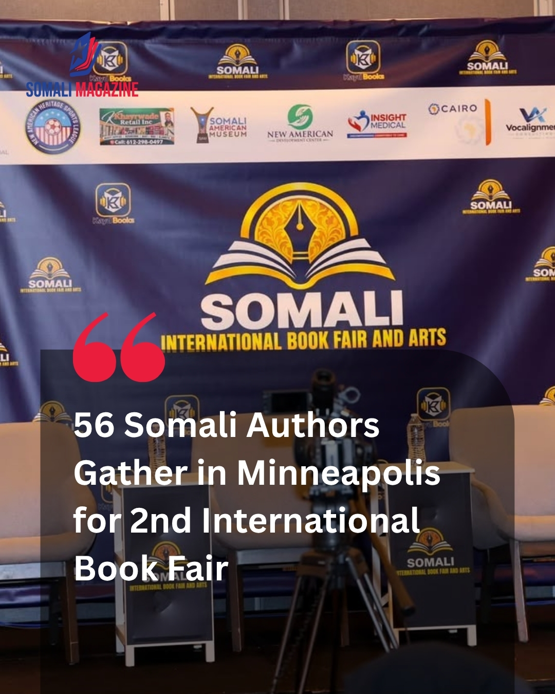 Diaspora Literary Celebration Flourishes as 56 Somali Writers Showcase Books at 2nd Annual Somali International Book Fair & Arts in Minnesota