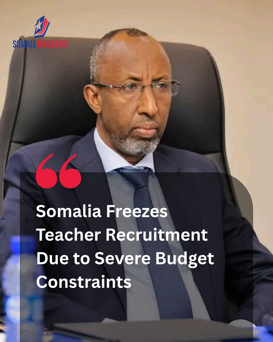 Educational Sector Setback as Somalia Suspends Recruitment of New Teachers Despite Need for 120,000