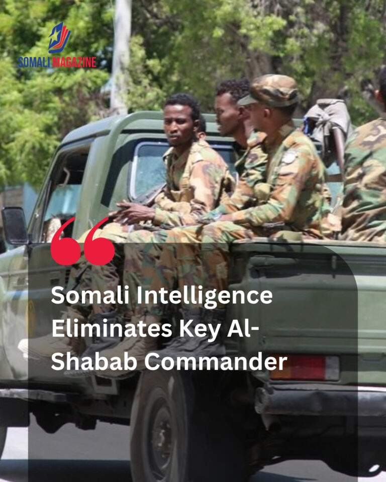 Somali Intelligence Agency Eliminates Senior Al-Shabab Commander Linked to Devastating Attacks