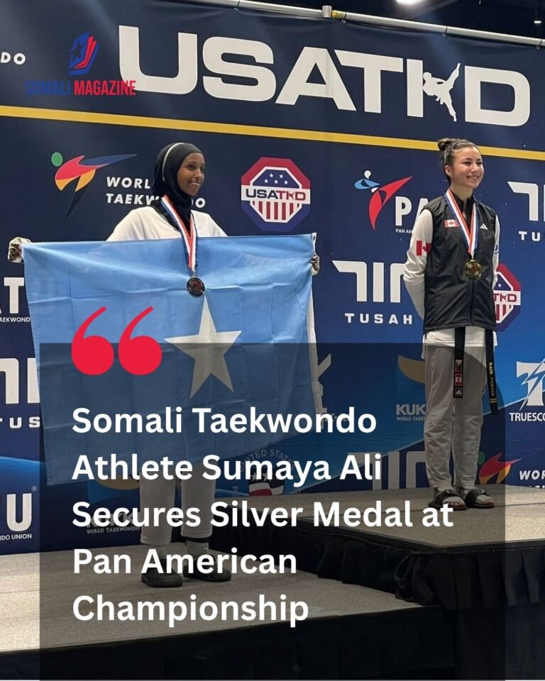 International Athletic Milestone as Somali Taekwondo Athlete Sumaya Ali Wins Silver at Pan American Club Championship