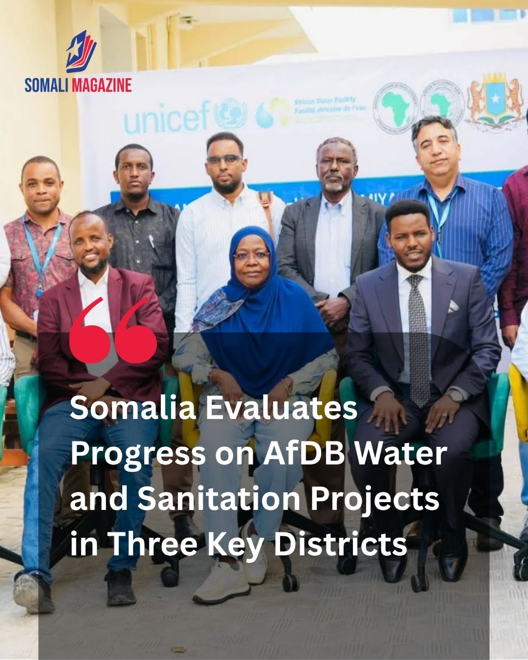 Infrastructure Progress Evaluated as Somalia Reviews AfDB-Funded Water Projects in Doolow, Qardho and South Gaalkacyo