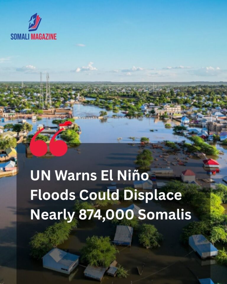 Climate Crisis Escalates as UN Agency Warns 874,000 in Somalia Could Be Displaced by Severe Flooding